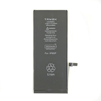 Акумулятор TAMEX для iPhone 6s Plus 3520 mAh/підвищеної ємності Акумулятор TAMEX для iPhone 6s Plus 3520 mAh/підвищеної ємності