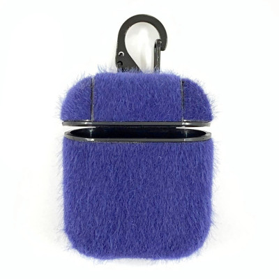 Чохол для AirPods Wool- синій