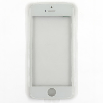 Скло дисплея для переклеювання iPhone 5g White (OCA плівка+Рамка)