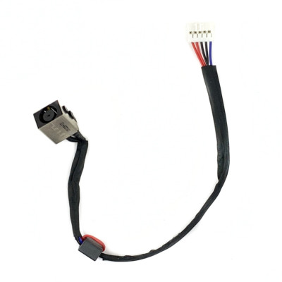 Роз`єм/гніздо живлення для ноутбука Dell Inspiron 15-5545/ 15-5547/ 15-5548/ Latitude E5440 (5547 5548), зі шлейфом Роз`єм/гніздо живлення для ноутбука Dell Inspiron 15-5545/ 15-5547/ 15-5548/ Latitude E5440 (5547 5548), зі шлейфом