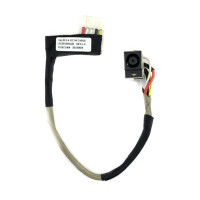 Роз`єм/гніздо живлення для ноутбука HP DV4-1000 Series, HP DV4-2000 Series, Compaq CQ40, Compaq CQ45, HP G40, HP G45, HP (7.4*5.0) 5 pin, (DV4), зі шлейфом