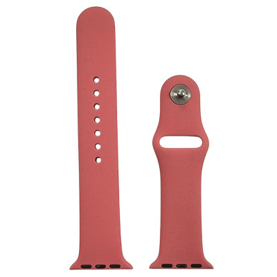 Ремінець Soft Touch для Apple Watch 38/40/41/42mm(ser.10)- малиновий Ремінець Soft Touch для Apple Watch 38/40/41/42mm(ser.10)- малиновий