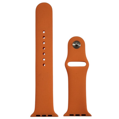 Ремінець Soft Touch для Apple Watch 38/40/41/42mm(ser.10)- помаранчевий Ремінець Soft Touch для Apple Watch 38/40/41/42mm(ser.10)- помаранчевий