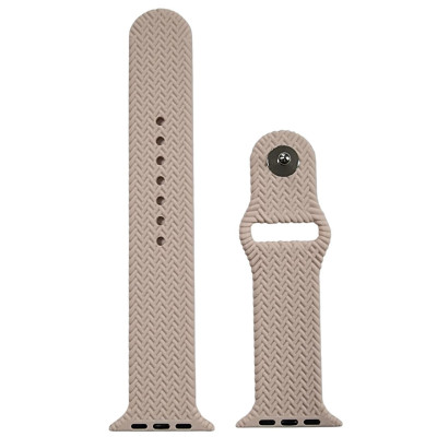 Ремінець Soft Touch плетений для Apple Watch 38/40/41/42mm(ser.10)- рожевий Ремінець Soft Touch плетений для Apple Watch 38/40/41/42mm(ser.10)- рожевий