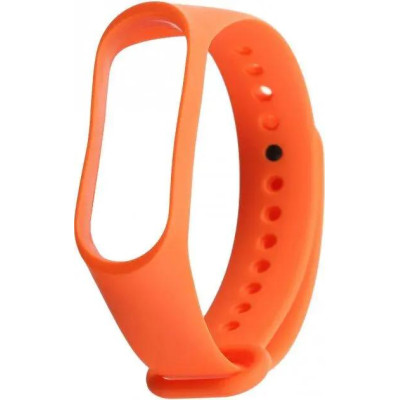 Ремінець силіконовий для Mi Band 3/4- помаранчевий Ремінець силіконовий для Mi Band 3/4- помаранчевий