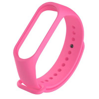 Ремінець силіконовий для Mi Band 3/4- рожевий