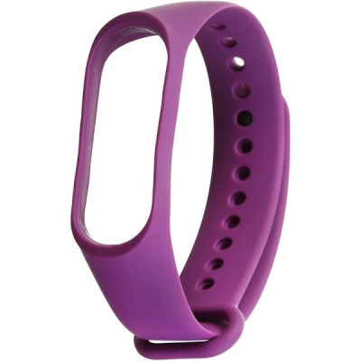 Ремінець силіконовий для Mi Band 3/4- фіолетовий Ремінець силіконовий для Mi Band 3/4- фіолетовий