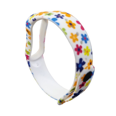 Ремінець силіконовий для Mi Band 5/ Mi Band 6 Fancy- №21 кольорова ромашка Ремінець силіконовий для Mi Band 5/ Mi Band 6 Fancy- №21 кольорова ромашка