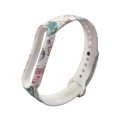 Ремінець силіконовий для Mi Band 5/ Mi Band 6 Fancy- №7 мультфільми Ремінець силіконовий для Mi Band 5/ Mi Band 6 Fancy- №7 мультфільми