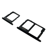 SIM лоток для Samsung J6 2018 / J600 + MMC лоток Black