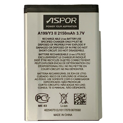 Акумулятор Aspor для Huawei Y3-II (HB505076RBC) Акумулятор Aspor для Huawei Y3-II (HB505076RBC)