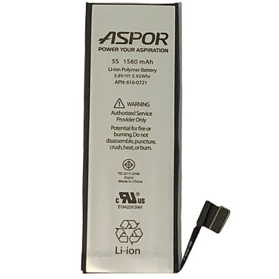 Акумулятор Aspor для iPhone 5S Акумулятор Aspor для iPhone 5S