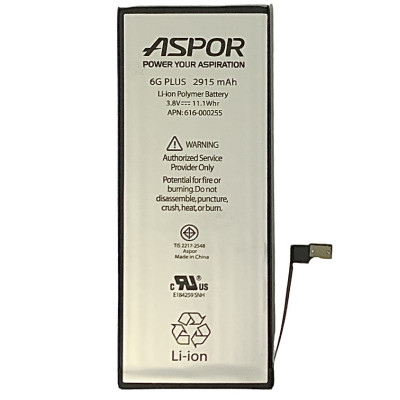 Акумулятор Aspor для iPhone 6 Plus Акумулятор Aspor для iPhone 6 Plus
