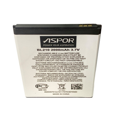 Акумулятор Aspor для Lenovo BL-210 (A656 / A658T / A750E / A766 / A770E / S820 / S820E) Акумулятор Aspor для Lenovo BL-210 (A656 / A658T / A750E / A766 / A770E / S820 / S820E)