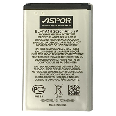 Акумулятор Aspor для LG BL-41A1H (K200DS) Акумулятор Aspor для LG BL-41A1H (K200DS)