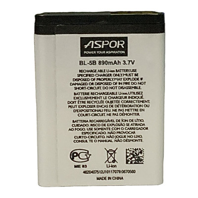 Акумулятор Aspor для Nokia BL-5B (3220/3230/5070/6080 / 6120c6121c / N70 / N80 / N90) Акумулятор Aspor для Nokia BL-5B (3220/3230/5070/6080 / 6120c6121c / N70 / N80 / N90)