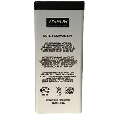 Акумулятор Aspor для Samsung Note 4 / N9100 (EB-BN910BBC) Акумулятор Aspor для Samsung Note 4 / N9100 (EB-BN910BBC)