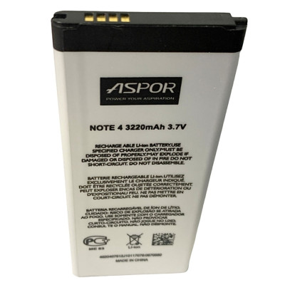 Акумулятор Aspor для Samsung Note 4 / N9100 (EB-BN910BBC)