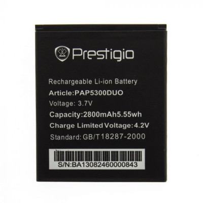 Акумулятор для Prestigio PAP5300 2100mAh Акумулятор для Prestigio PAP5300 2100mAh