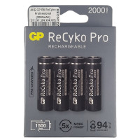 Акумулятор R6 (AA) GP ReCyko Professional (2000mAh) 4bl (ціна за 1шт) Акумулятор R6 (AA) GP ReCyko Professional (2000mAh) 4bl (ціна за 1шт)