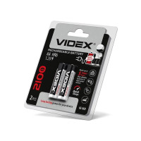 Акумулятор R6 (AA) Videx (2100 mAh) Ni-Mh 2bl, Ready To Use (ціна за 1шт) Акумулятор R6 (AA) Videx (2100 mAh) Ni-Mh 2bl, Ready To Use (ціна за 1шт)