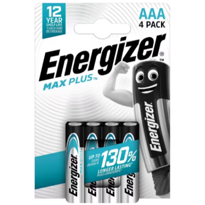 Батарейка LR03 (AAA) Energizer Max Plus Alkaline 4bl (ціна за 1шт) Батарейка LR03 (AAA) Energizer Max Plus Alkaline 4bl (ціна за 1шт)