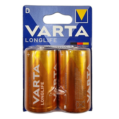 Батарейка LR20 Varta Longlife 2bl (ціна за 1шт)