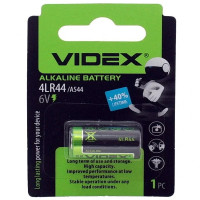 Батарейка 4LR44 / 476A Videx 6V (ціна за 1шт) Батарейка 4LR44 / 476A Videx 6V (ціна за 1шт)