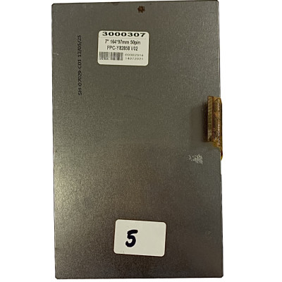 Дисплей для планшета China Tablet 7` 50 pin, с маркировкой FPC-Y82858 V02, PBH 1438, 140702 DZX4F, FPC-B07013001V0, FPC-70WV1301, размер 164*97, толщина 3mm (093219)