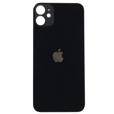 Задня кришка для iPhone 11 (big hole) Black Задня кришка для iPhone 11 (big hole) Black