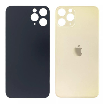 Задня кришка для iPhone 11 Pro Max (big hole) Gold Задня кришка для iPhone 11 Pro Max (big hole) Gold