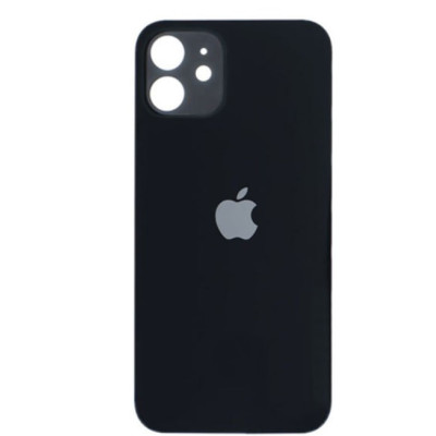 Задня кришка для iPhone 12 (big hole) Black Задня кришка для iPhone 12 (big hole) Black