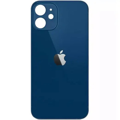 Задня кришка для iPhone 12 (big hole) Blue Задня кришка для iPhone 12 (big hole) Blue