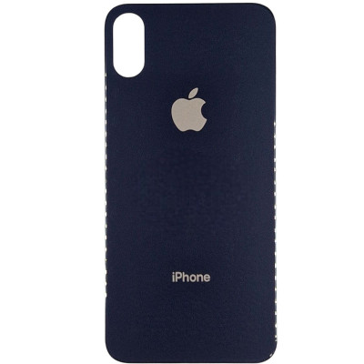 Задня кришка для iPhone X (big hole) Black Задня кришка для iPhone X (big hole) Black