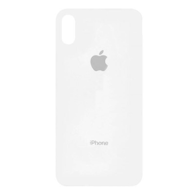 Задня кришка для iPhone X (big hole) White Задня кришка для iPhone X (big hole) White