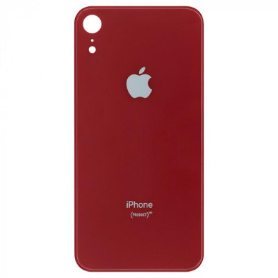 Задня кришка для iPhone XR (big hole) Red Задня кришка для iPhone XR (big hole) Red