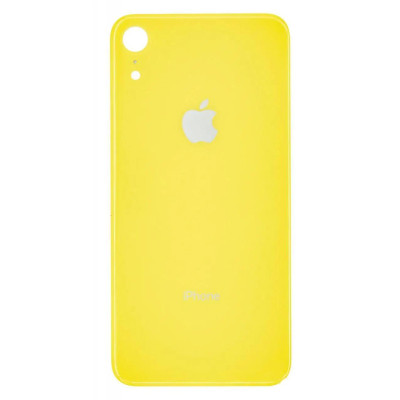 Задня кришка для iPhone XR (big hole) Yellow Задня кришка для iPhone XR (big hole) Yellow