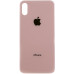 Задня кришка для iPhone XS (big hole) Rose/Gold