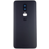Задня кришка для OnePlus 6 orig Matte (зі склом камери) Black