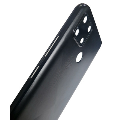 Задня кришка для Realme C21Y (зі склом камери) Black