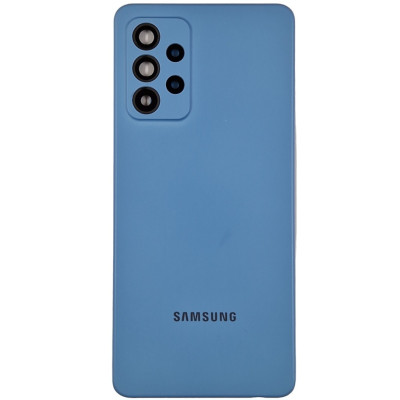 Задня кришка для Samsung A52 4G / A525 / A52 5G / A526 (зі склом камери) Blue Задня кришка для Samsung A52 4G / A525 / A52 5G / A526 (зі склом камери) Blue