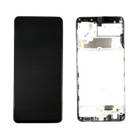 Дисплей для мобільного телефона Samsung A22 4G/A225 Original (PRC) with frame з тачскріном Black