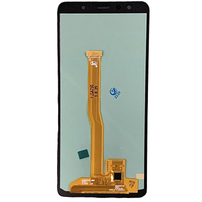 Дисплей для мобільного телефона Samsung A750/A7 2018 Oled з тачскріном Black