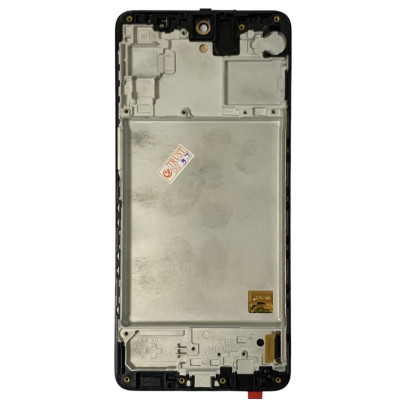 Дисплей для мобільного телефона Samsung M31S (M317) Oled with frame з тачскріном Black