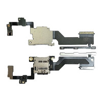 Шлейф з конектором зарядки для HTC One M9 Plus (з компонентами, SIM конектор) Шлейф з конектором зарядки для HTC One M9 Plus (з компонентами, SIM конектор)