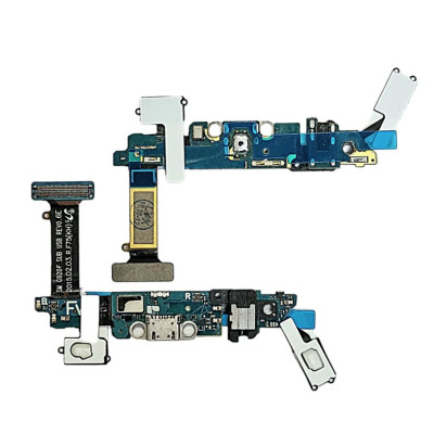 Шлейф з конектором зарядки для Samsung S6/G920 (мікрофон, handsfree, кнопки)