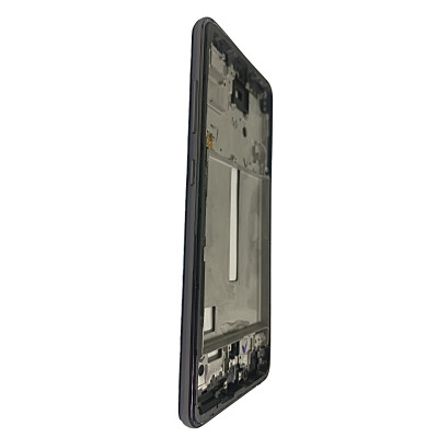 Рамка (середня частина) для Samsung A52 (Вкл, Гучн) Black