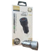 Автомобільний зарядний пристрій Aspor A905 (2USB/36W)- графітовий