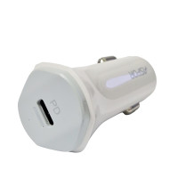 Автомобільний зарядний пристрій Aspor A906 PD блочок (USB-C/20W)- білий