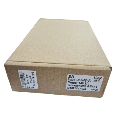 Блок живлення для ноутбука Samsung 14V/3A (6.5 * 4.4) без мережевого кабелю Блок живлення для ноутбука Samsung 14V/3A (6.5 * 4.4) без мережевого кабелю